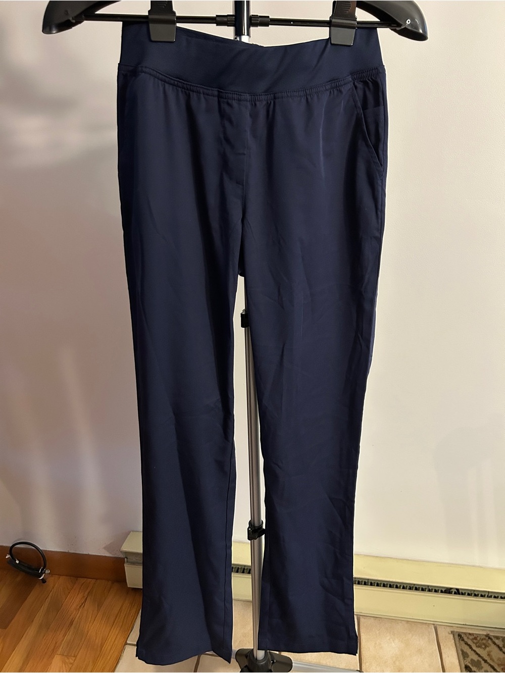 Women’s Adar Pro Scrub Uniform Straight-Leg Pants in Navy